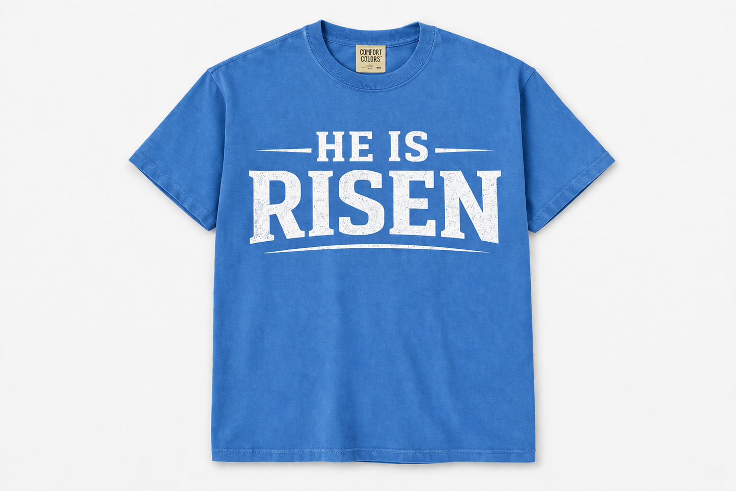 He Is Risen Christian T-Shirt | Comfort Colors Faith Shirt | Easter Christian Tee