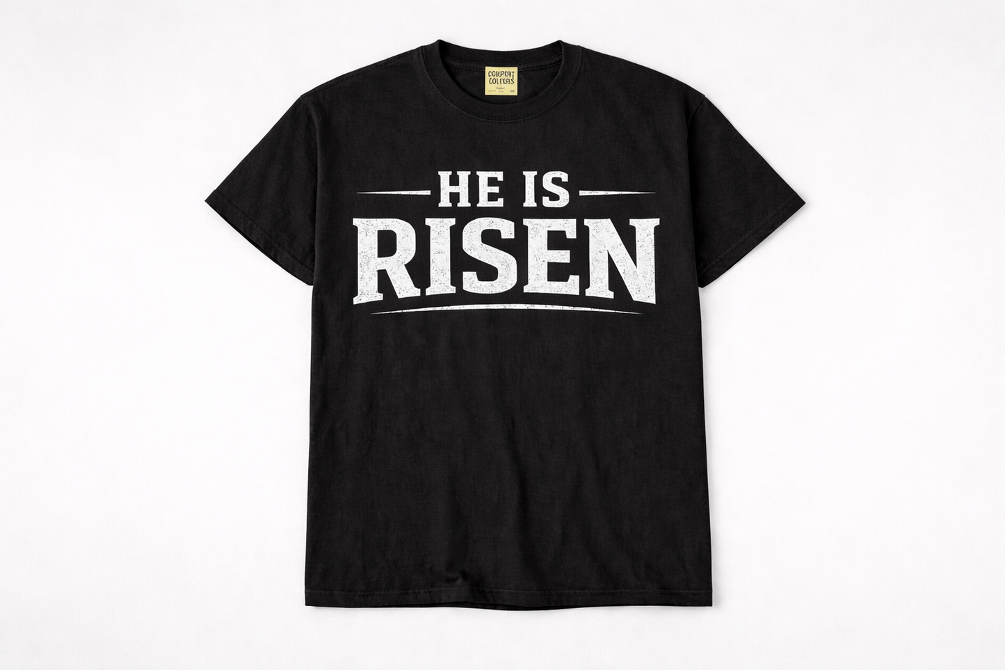 He Is Risen Christian T-Shirt | Comfort Colors Faith Shirt | Easter Christian Tee
